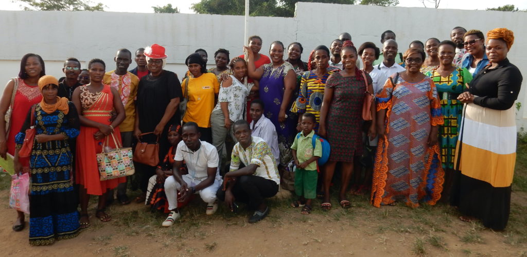 Abengourou Montessori community, Ivory Coast. Teachers from 5 Montessori preschools and students who are currently attending the teacher training course.